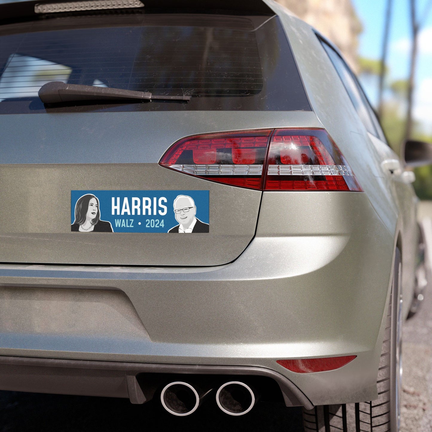 Harris Walz 2024 Car Magnet #1
