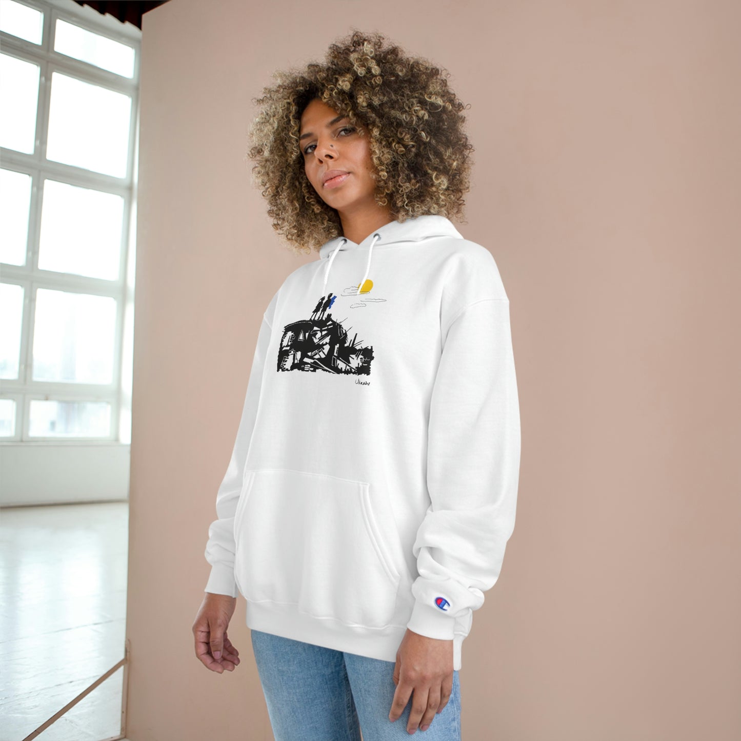"Dreams on Rubble" Champion Hoodie
