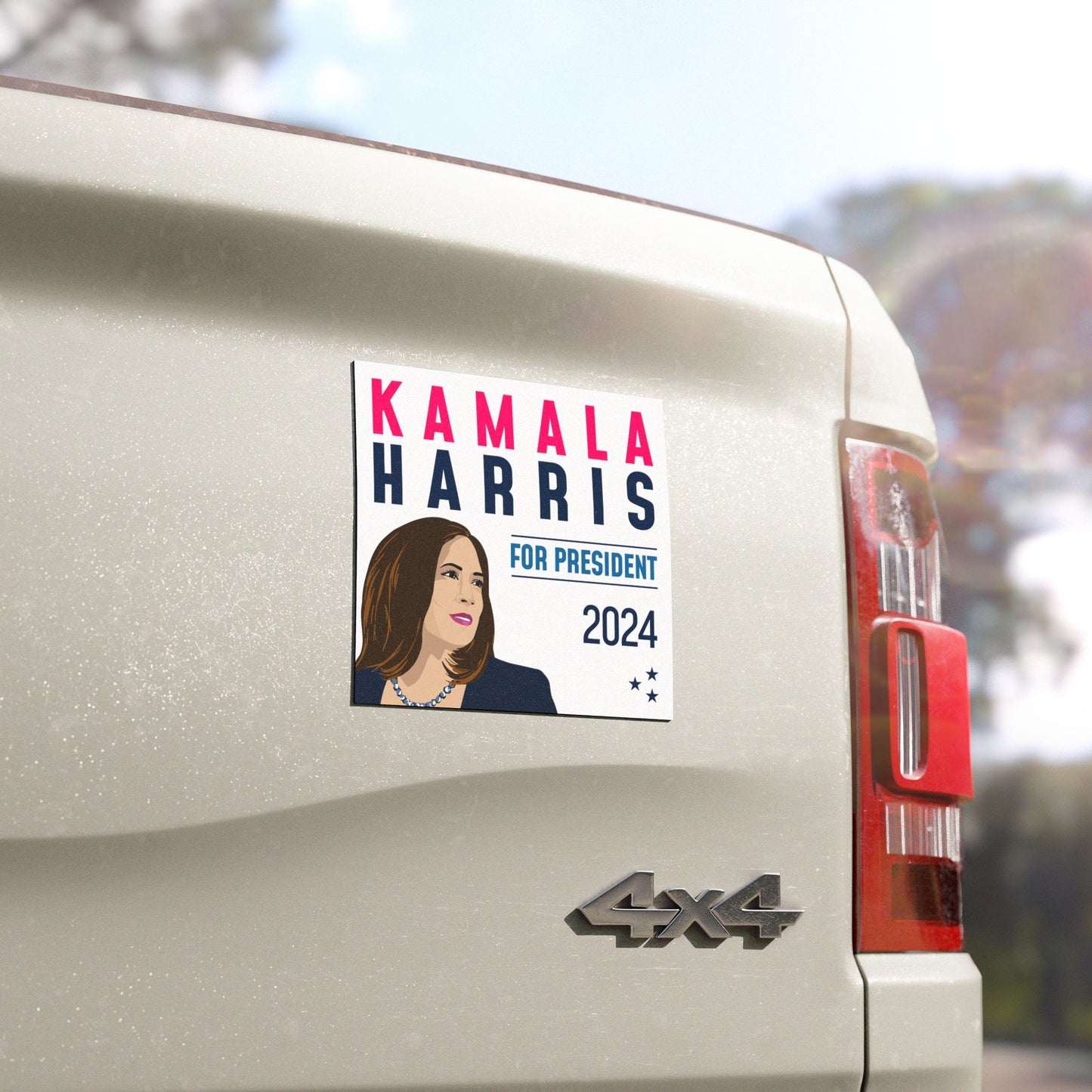 KH for Prez Car Magnet (illustrated)