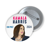 KH for Prez Pin (illustrated)