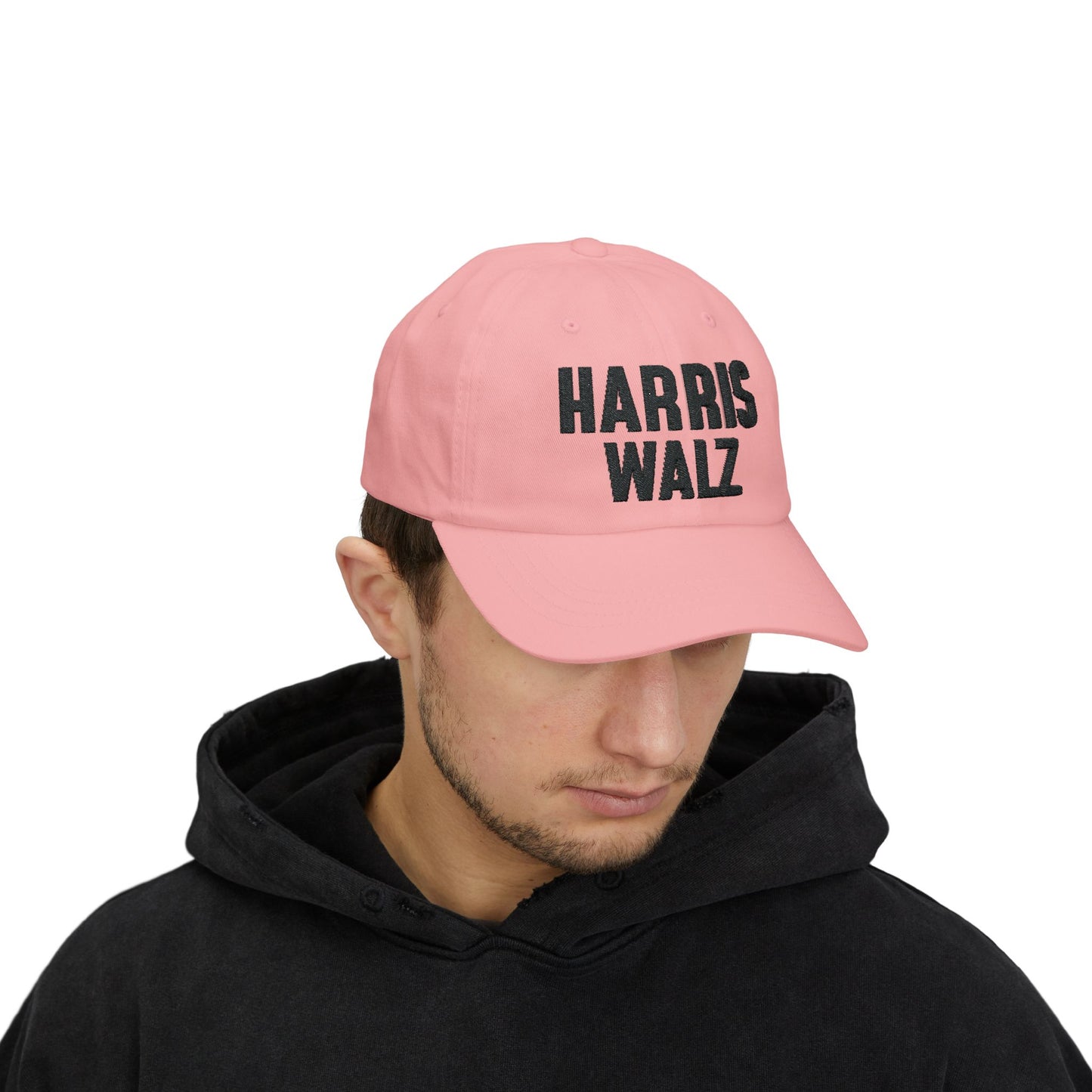 Harris-Walz Embroidered Cap (navy text)