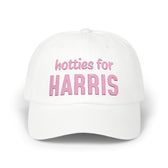 Hotties for Harris Embroidered Cap (pink text)