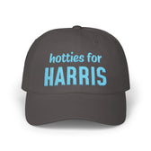 Hotties for Harris Embroidered Cap (light blue text)