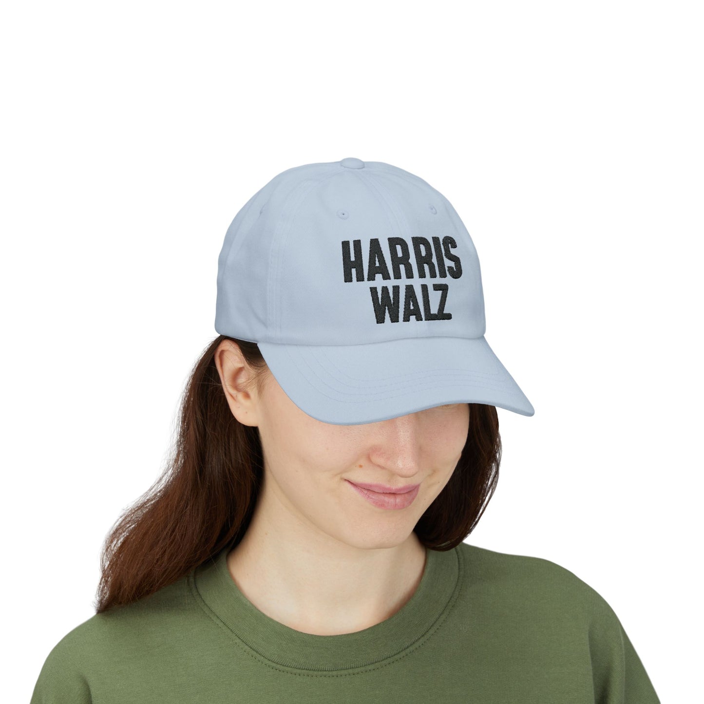 Harris-Walz Embroidered Cap (navy text)