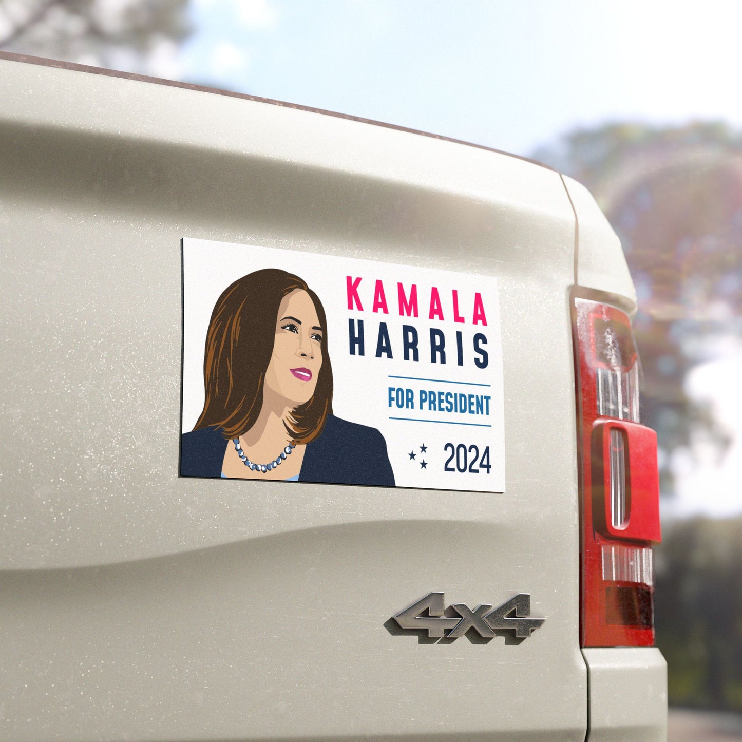 KH for Prez Car Magnet (illustrated)