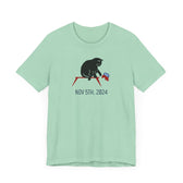 Cat Knocks Elephant Jersey Tee