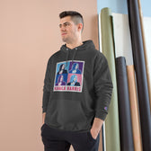 Pop Art Kamala Champion Hoodie (pink text)