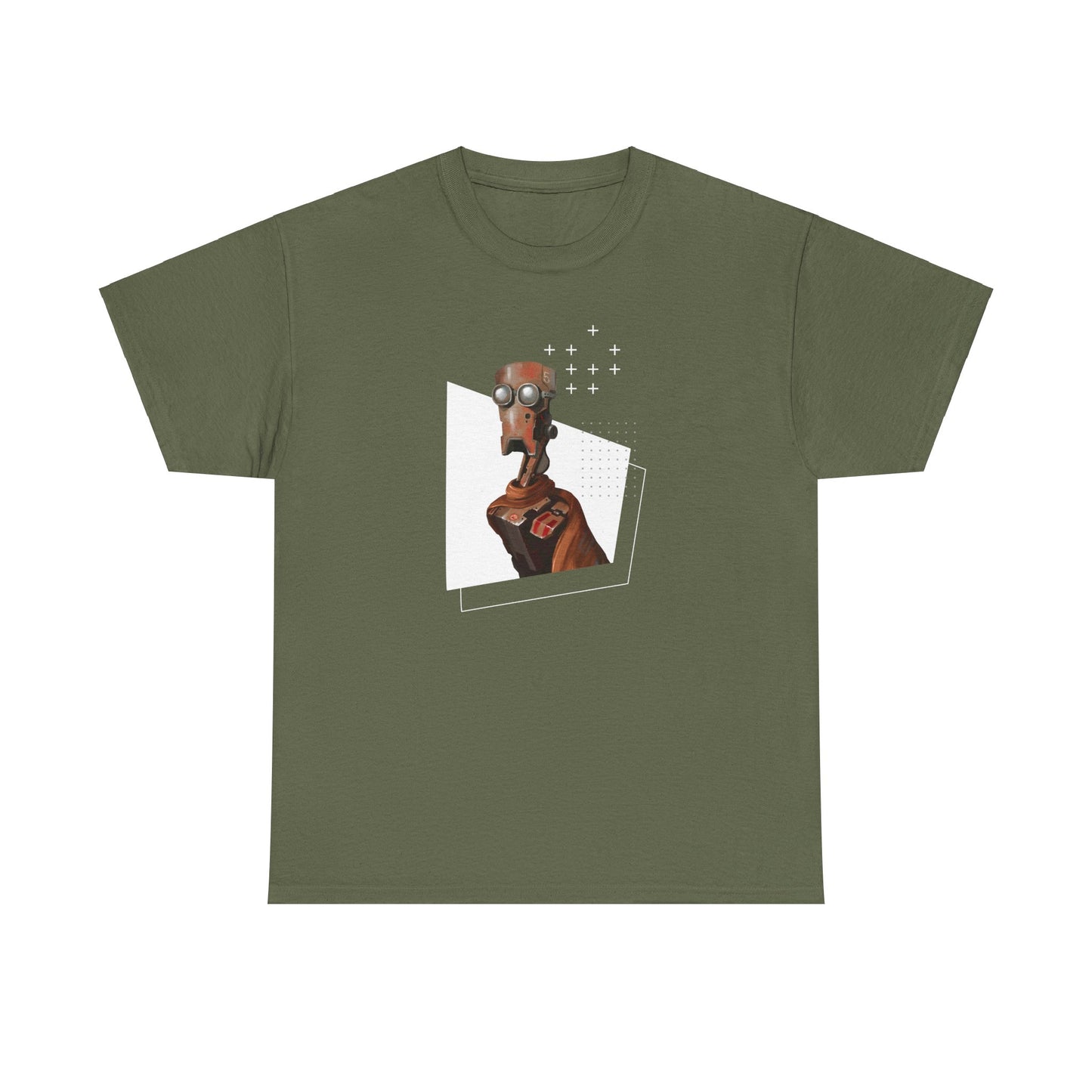 "Robot in Rusted Copper" Tee