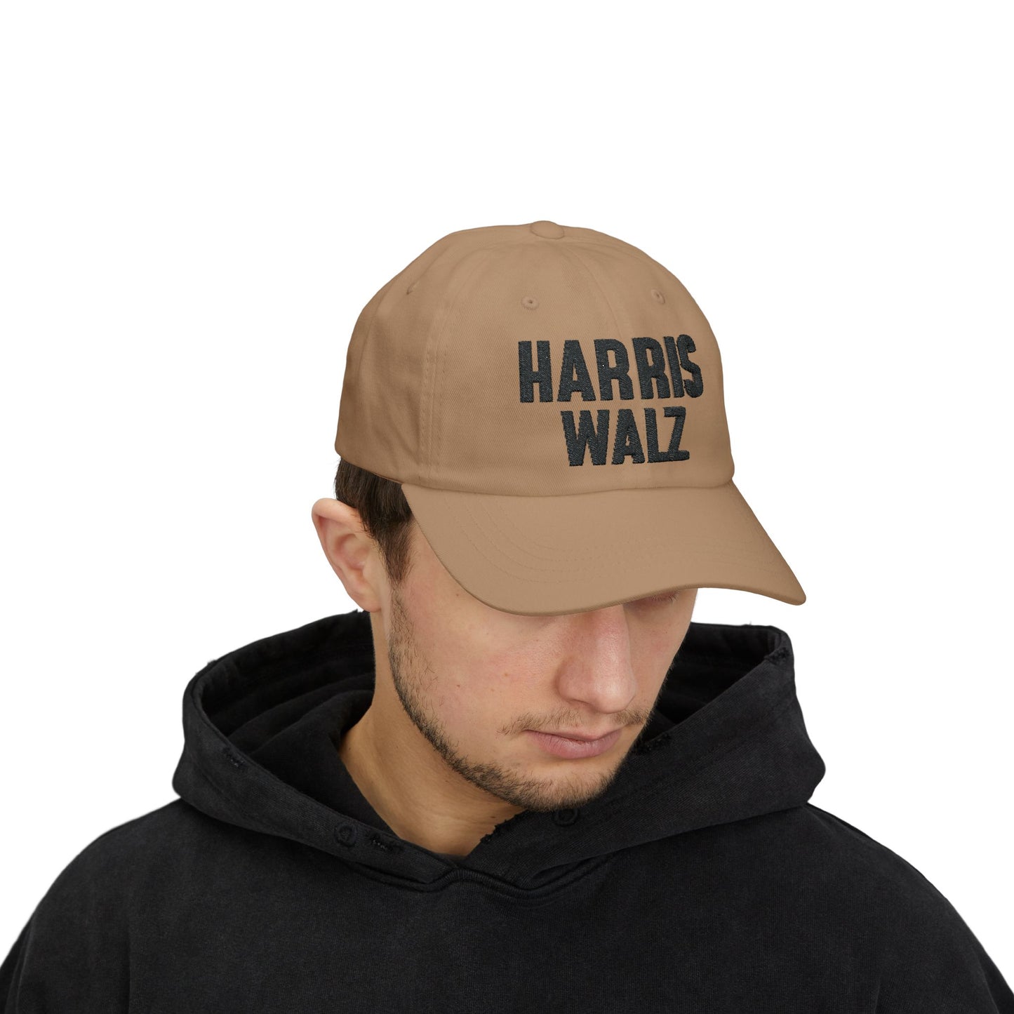 Harris-Walz Embroidered Cap (navy text)