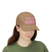 Hotties for Harris Embroidered Cap (pink text)