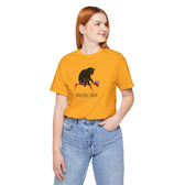 Cat Knocks Elephant Jersey Tee