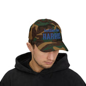 Hotties for Harris Embroidered Cap (blue text)