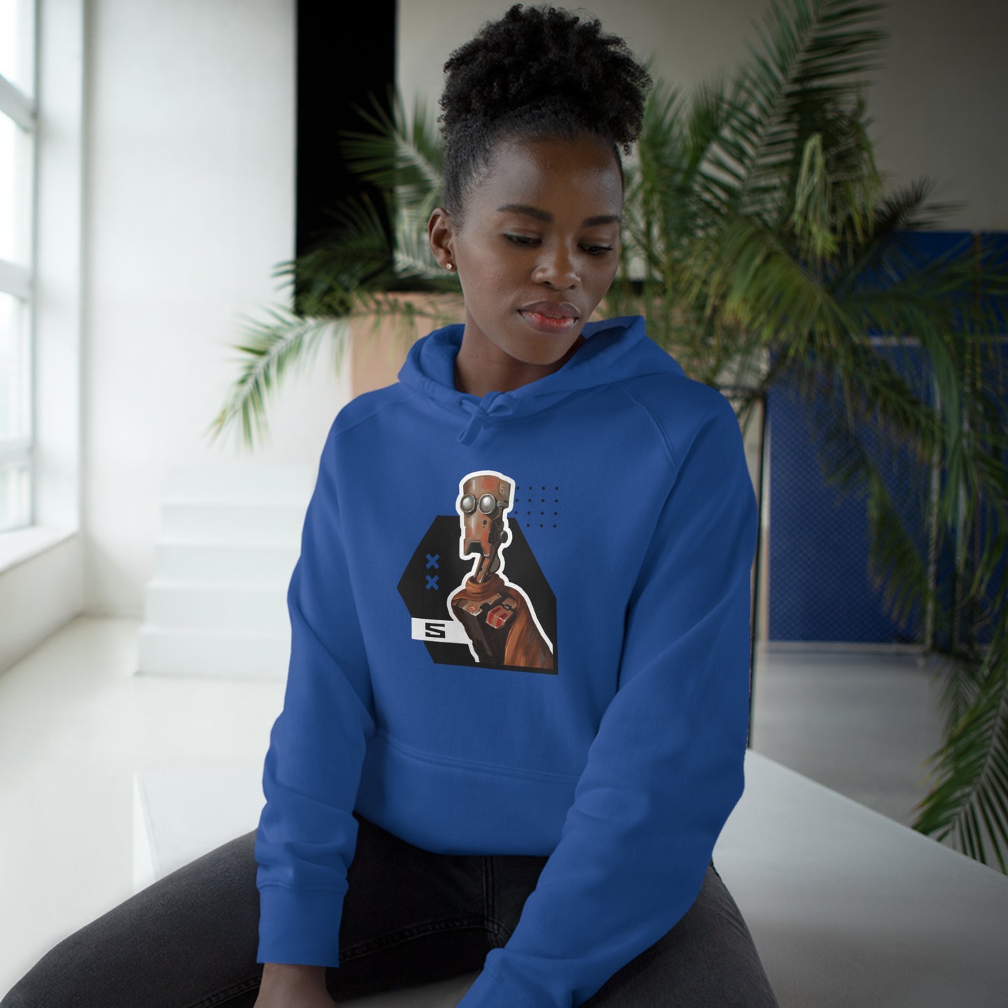 "Robot in Rusted Copper" Unisex Supply Hoodie