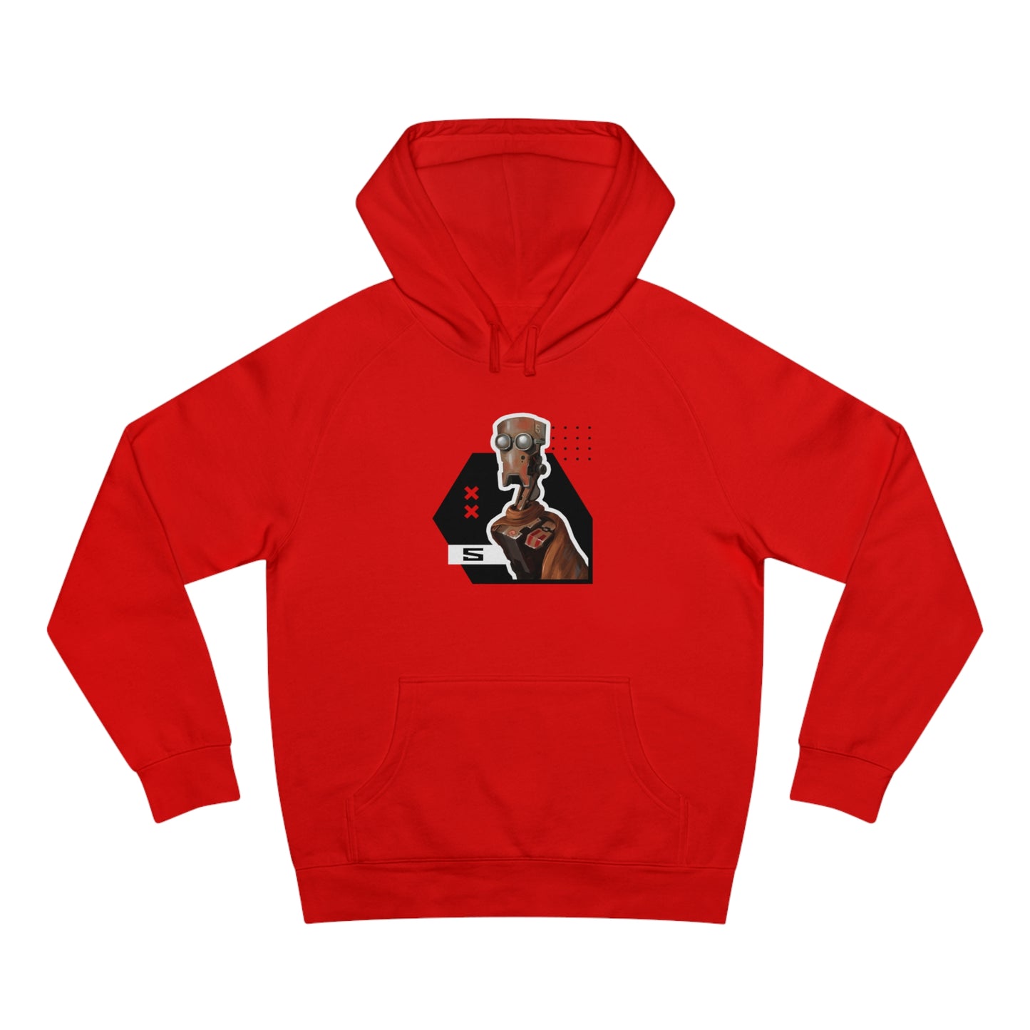 "Robot in Rusted Copper" Unisex Supply Hoodie