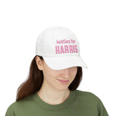 Hotties for Harris Embroidered Cap (pink text)