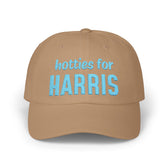 Hotties for Harris Embroidered Cap (light blue text)