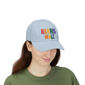 Harris-Walz Embroidered Cap (rainbow text)