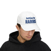 Hotties for Harris Embroidered Cap (blue text)