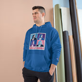 Pop Art Kamala Champion Hoodie (pink text)