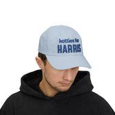 Hotties for Harris Embroidered Cap (blue text)