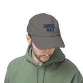 Harris-Walz Distressed Cap (navy text)