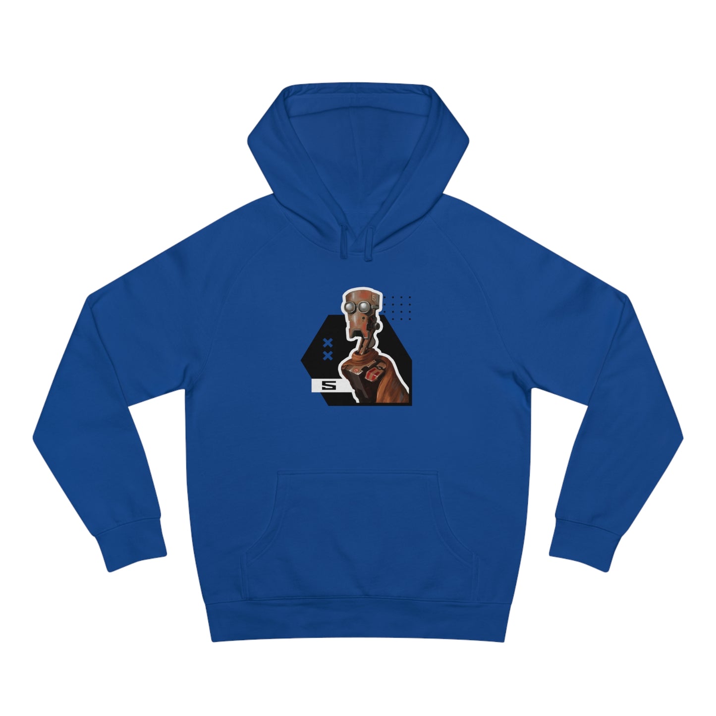 "Robot in Rusted Copper" Unisex Supply Hoodie