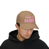 Hotties for Harris Embroidered Cap (pink text)