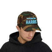 Hotties for Harris Embroidered Cap (light blue text)