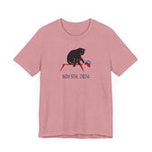 Cat Knocks Elephant Jersey Tee