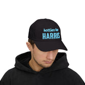 Hotties for Harris Embroidered Cap (light blue text)