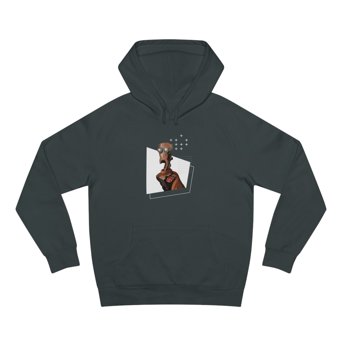 "Robot in Rusted Copper" Unisex Supply Hoodie