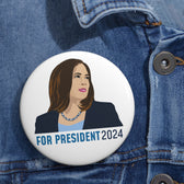 For Prez Pin (illustrated)