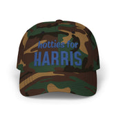 Hotties for Harris Embroidered Cap (blue text)