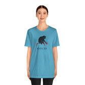 Cat Knocks Elephant Jersey Tee