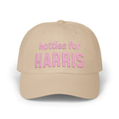 Hotties for Harris Embroidered Cap (pink text)