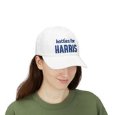 Hotties for Harris Embroidered Cap (blue text)