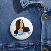 For Prez Pin (illustrated)