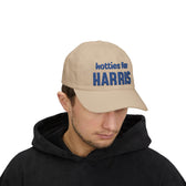 Hotties for Harris Embroidered Cap (blue text)