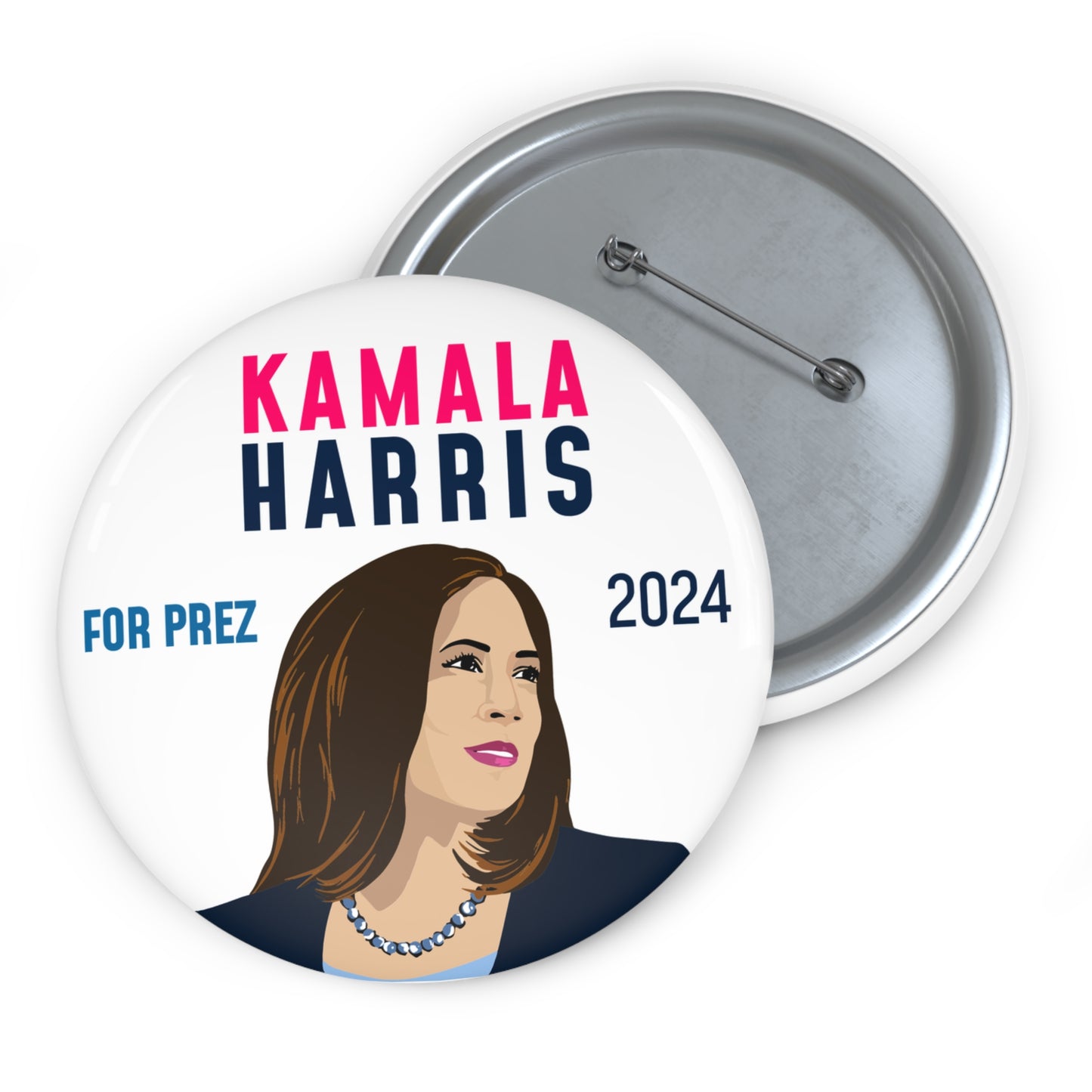 KH for Prez Pin (illustrated)