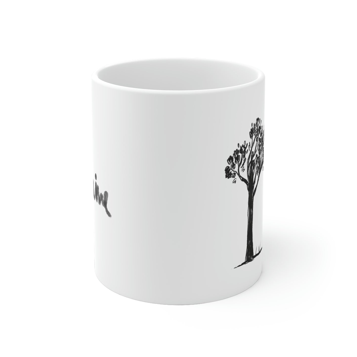 "Inbound Chaos" White Ceramic Mug