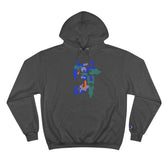 "Puzzled Hair" Champion Hoodie