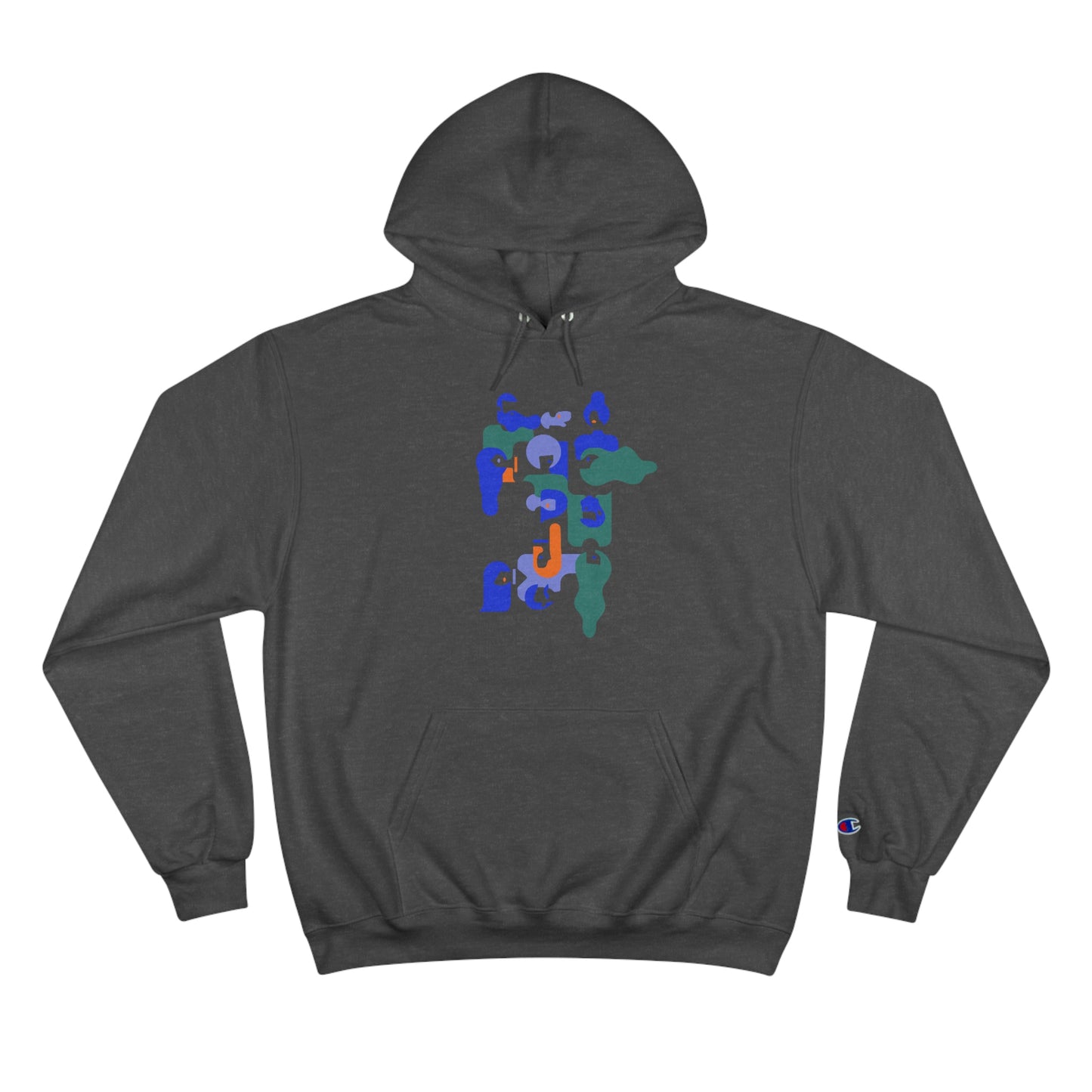 "Puzzled Hair" Champion Hoodie