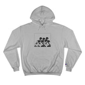 "Barcode Crowd" Champion Hoodie