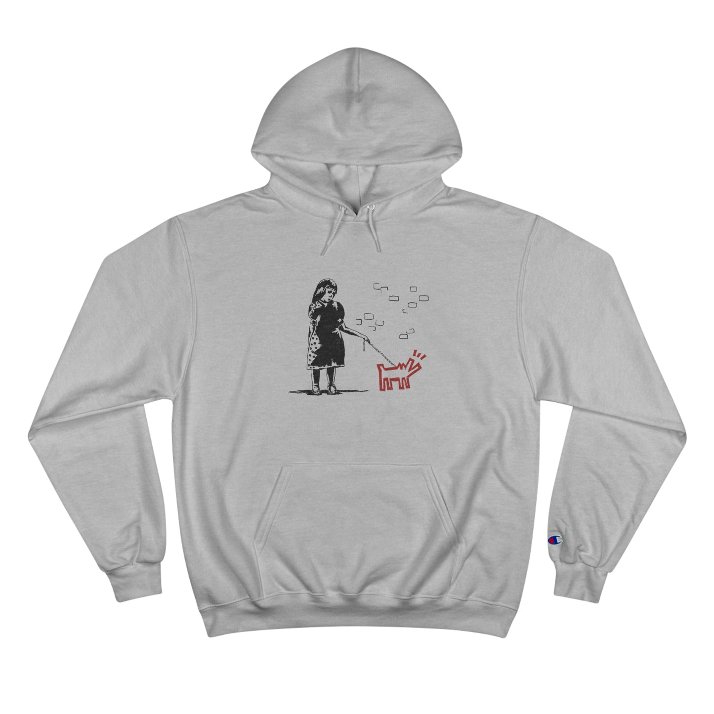 "A Girl and Her Dog" Champion Hoodie