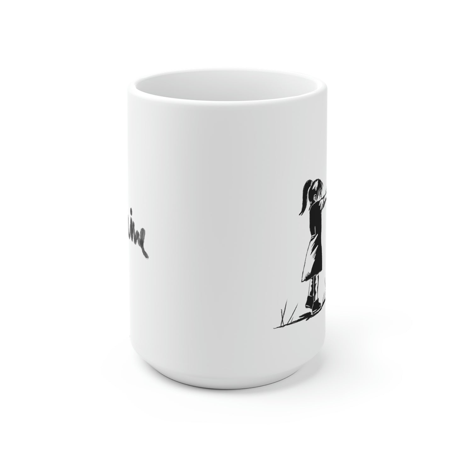 "Be Free Ukraine" White Ceramic Mug