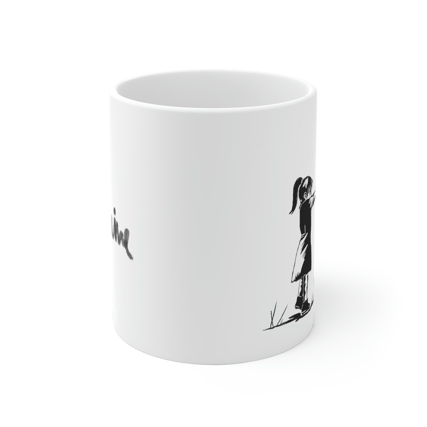 "Be Free Ukraine" White Ceramic Mug