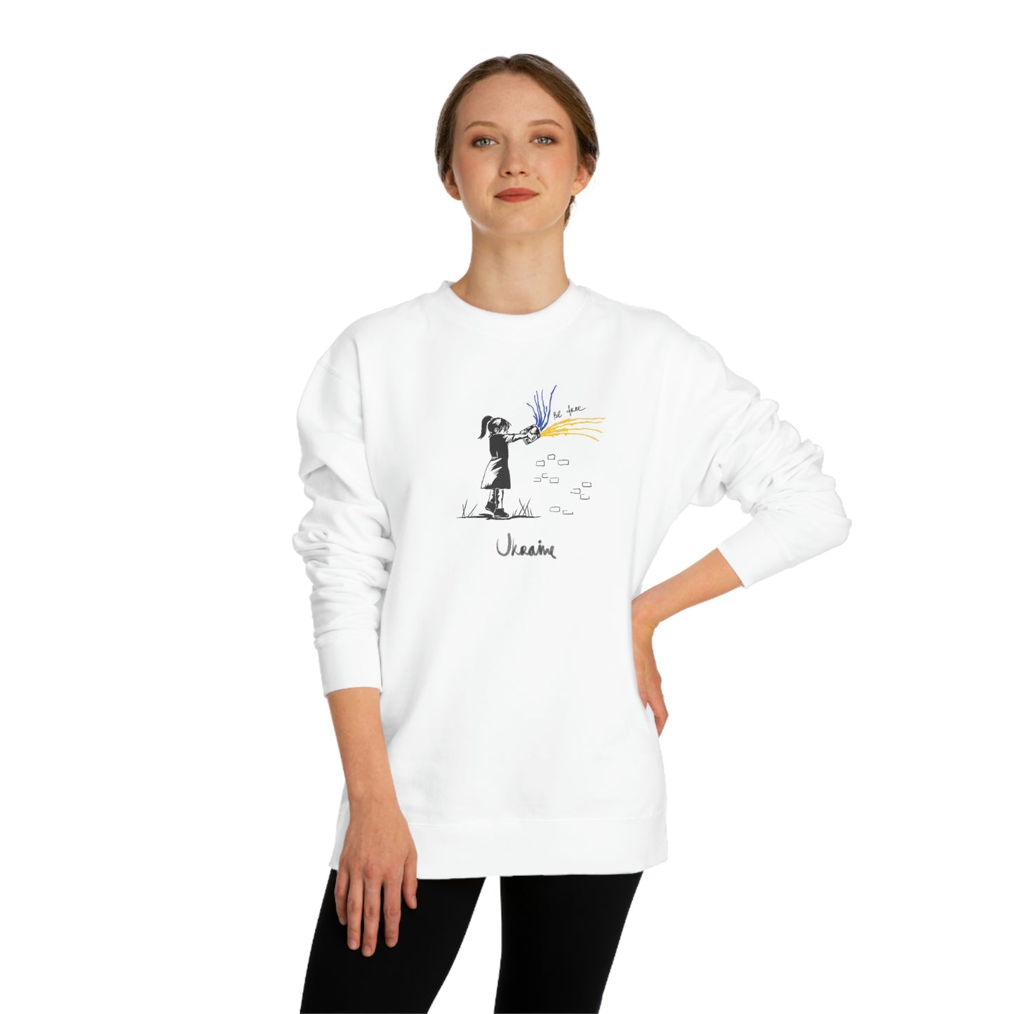 "Be Free Ukraine" Unisex Sweatshirt