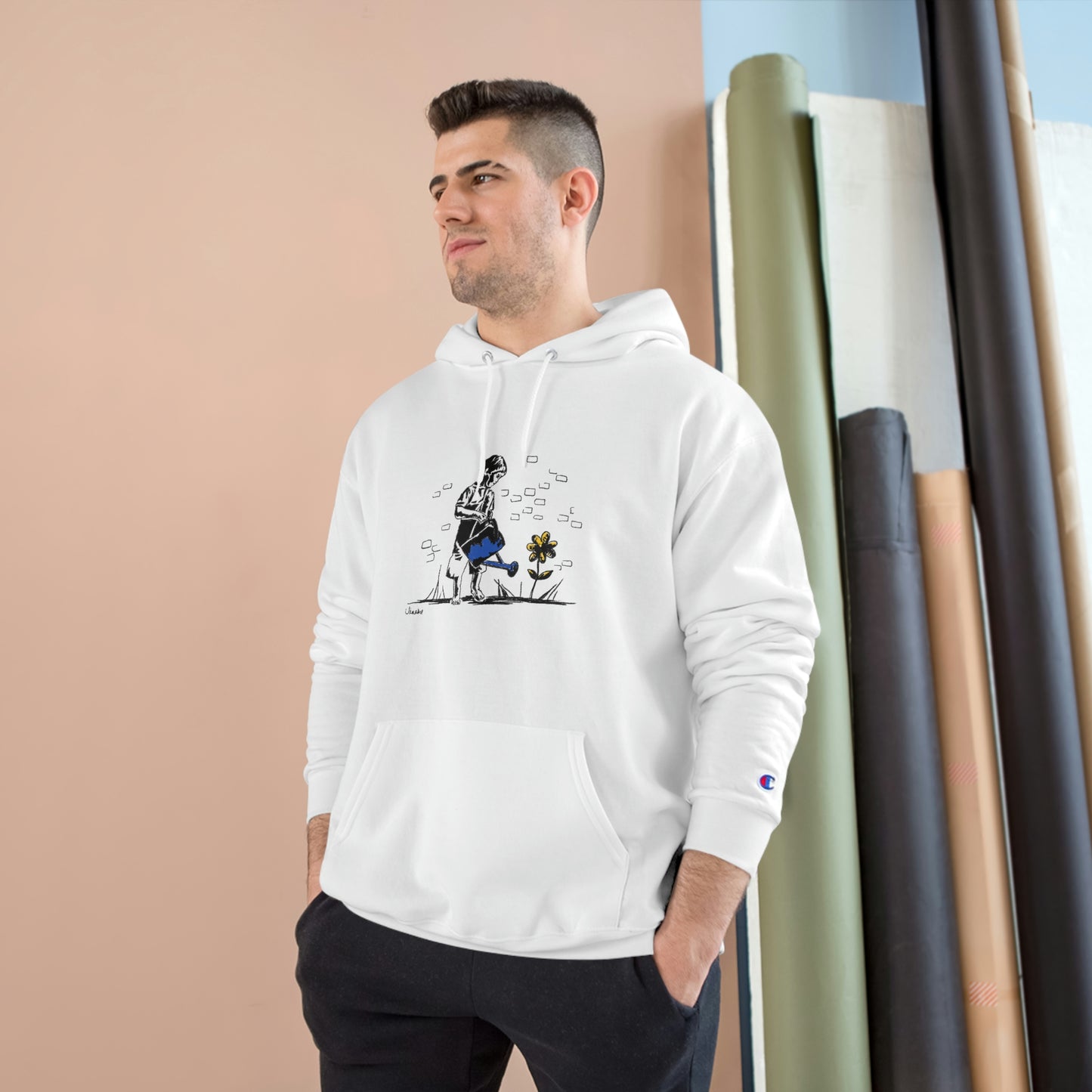 "Watering Life: Ukraine" Champion Hoodie