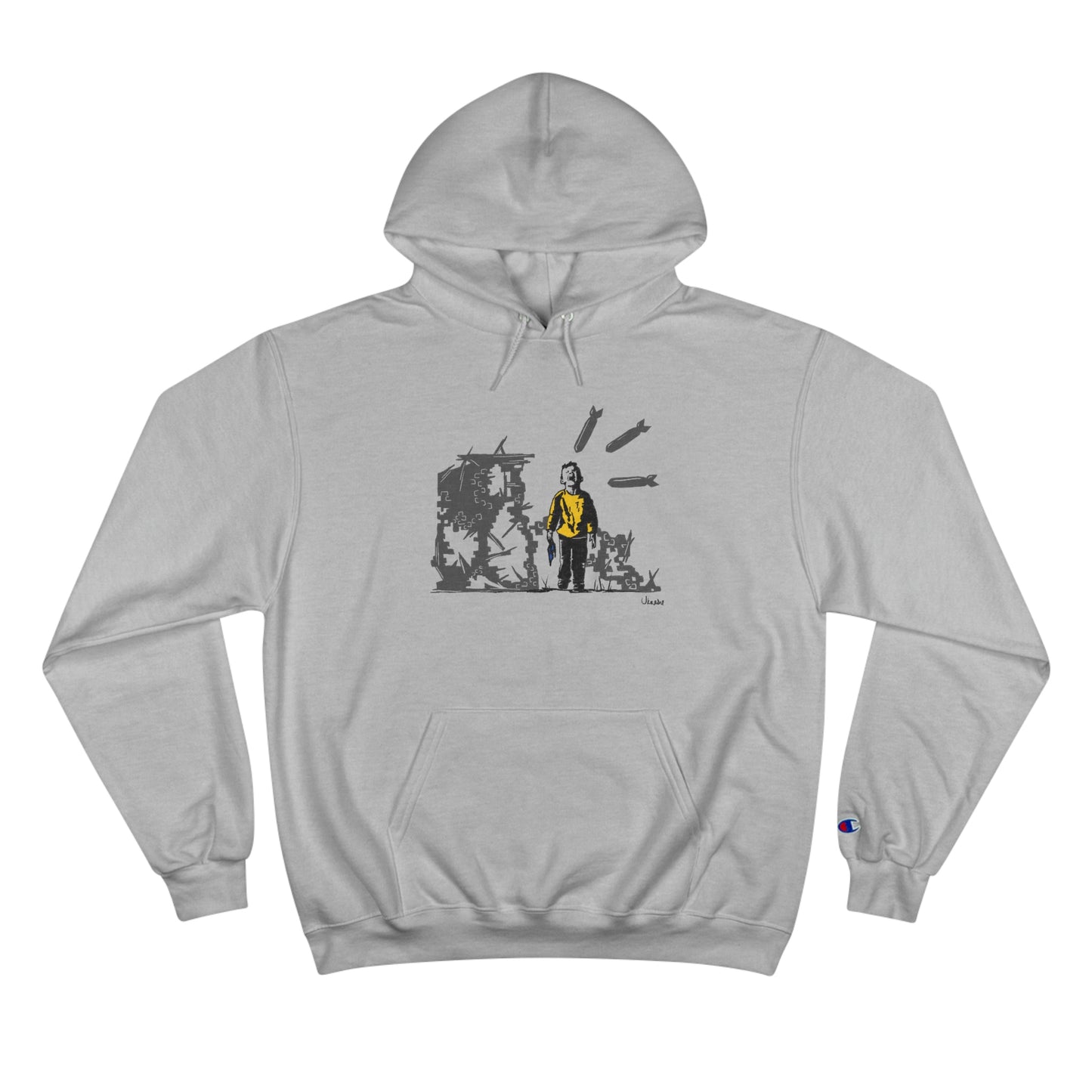 "Inhumanity" Champion Hoodie