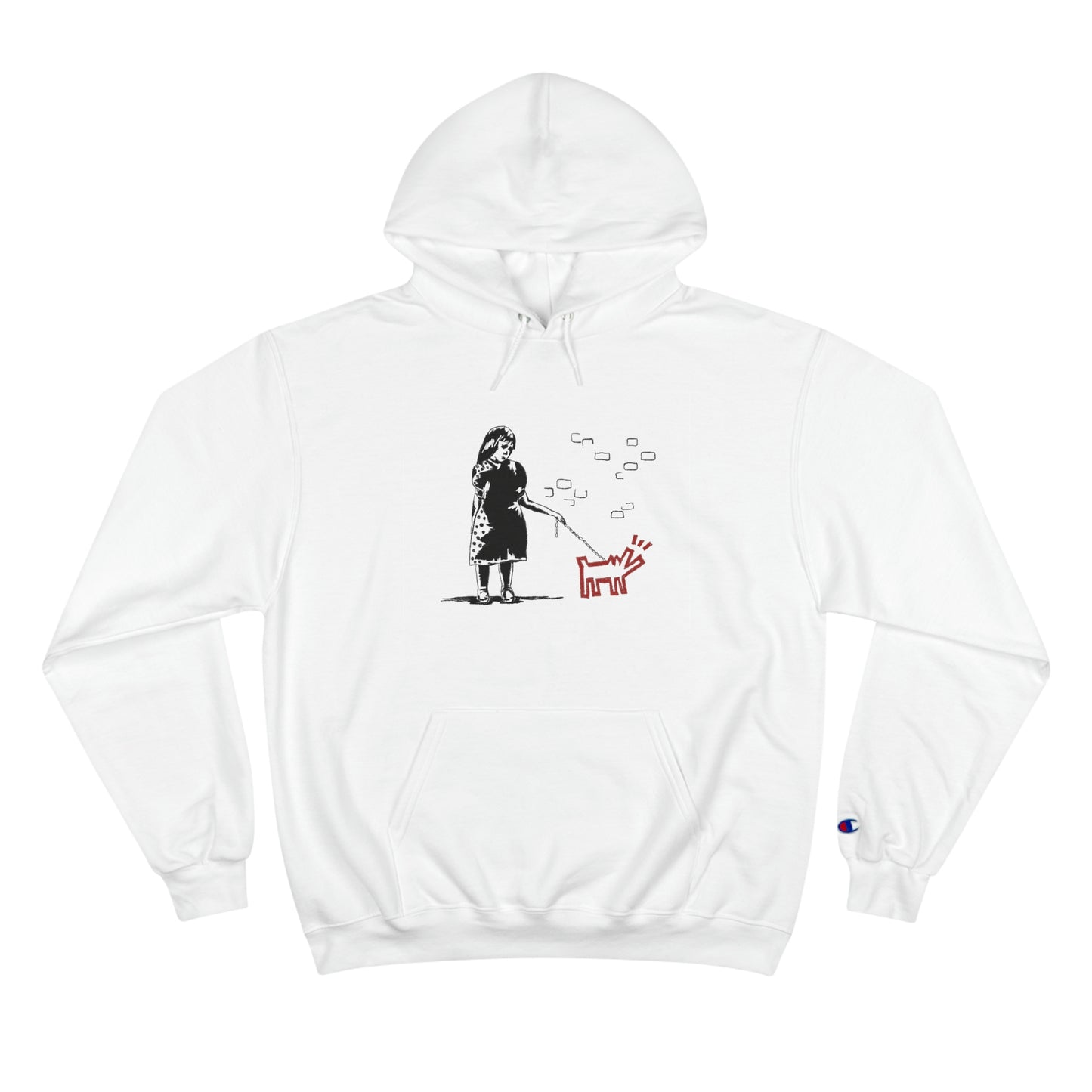 "A Girl and Her Dog" Champion Hoodie